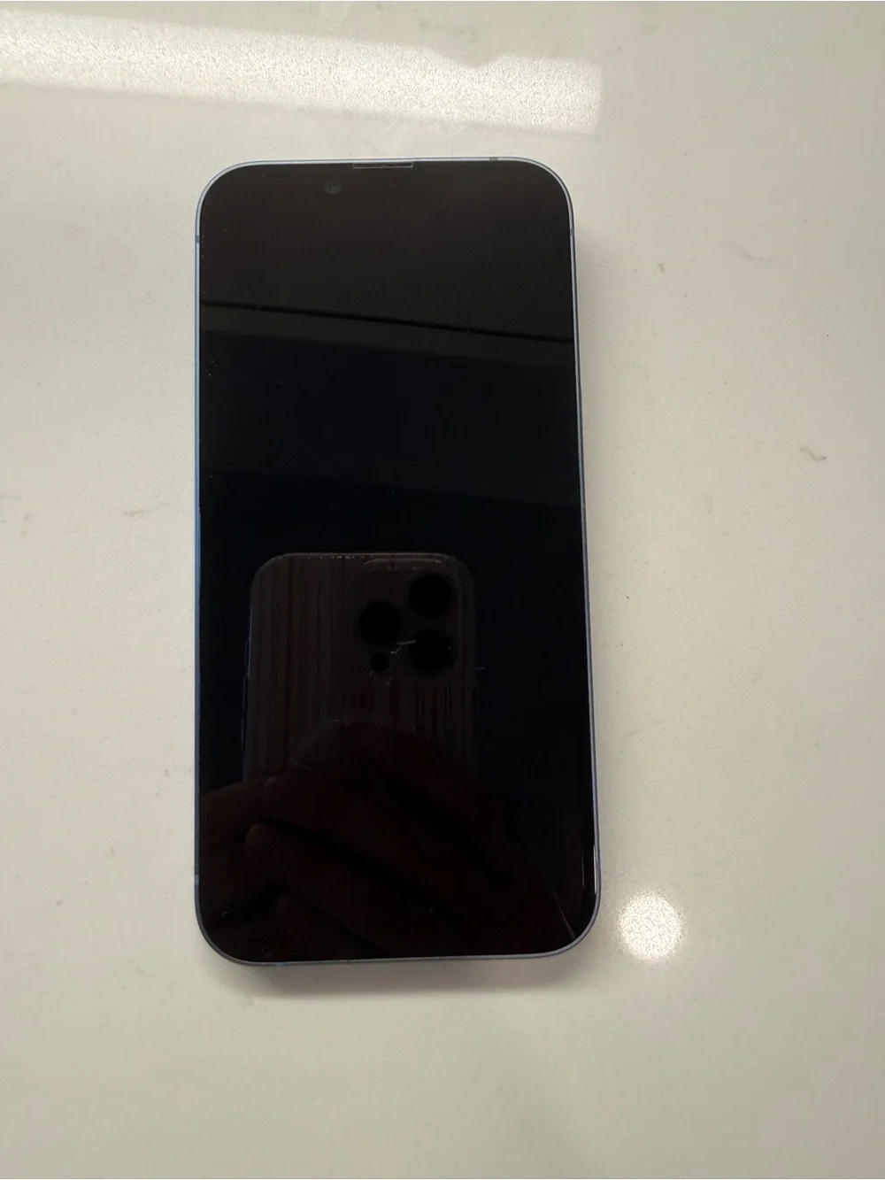 Apple blue color